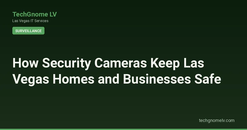 Hero image representing How Security Cameras Keep Las Vegas Safe